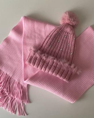 #idearegalo sciarpa e cappello brilli per bambina