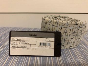 Cravatta Prada nuova originale