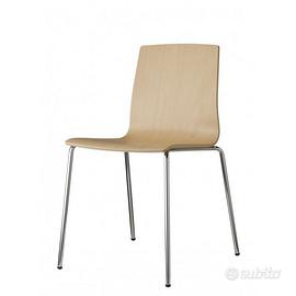 2 Sedie Alice Wood Scab faggio Naturale