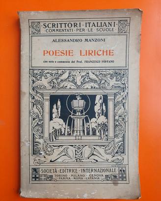 libri antichi letteratura italiana latina anni 30