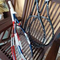  racchette tennis con fodero  