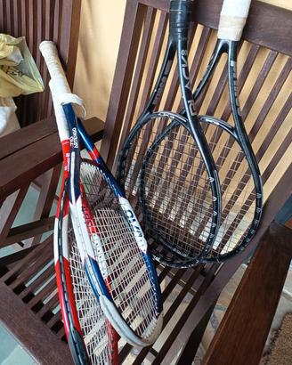  racchette tennis con fodero  