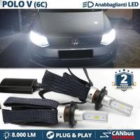 Lampade LED H7 per VW POLO 6C Luci Bianche 8000LM