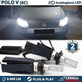 Lampade LED H7 per VW POLO 6C Luci Bianche 8000LM