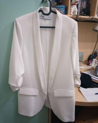 Giacca estiva bianca donna ZARA
