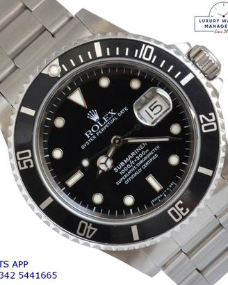 ROLEX Submariner Date 16610 U62 Series LumiNova