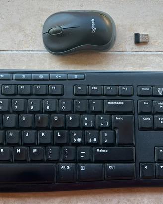 Logitech MK270 Set Tastiera e Mouse wireless