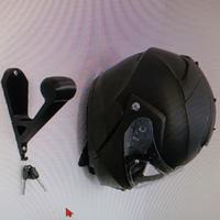 appendi casco  con gancio per  chiavi 🏍️.