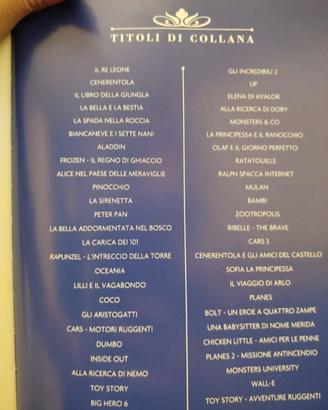 Libri "la mia prima biblioteca Disney"