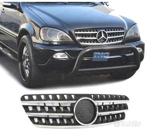 GRIGLIA MERCEDES CLASSE ML W163 98-05 NERO-CROMATO