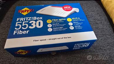 Fritzbox 5530 fiber in confezione originale