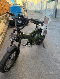 E-Bike Fat Bike 1000W Pieghevole - PARI AL NUOVO