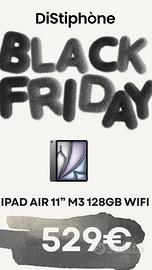 IPAD AIR 11" 128GB WIFI M3 - NUOVO