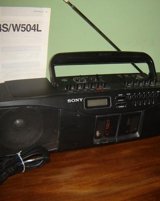 Sony radiocassette