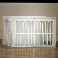 Kennel in legno massello/tavolino bianco