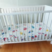 lettino ikea sundvik 60x120 + materasso in omaggio