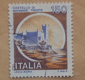 Francobollo italiano da Collezione .