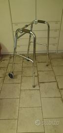 Girello pieghevole 2 ruote e 2 puntali