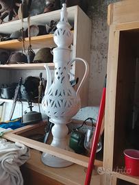 porta candele lampada 