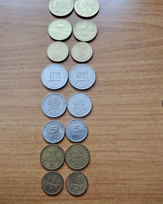Lotto 16 monete dracme Grecia 