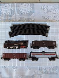 Treno trenino elettrico con luci a batterie