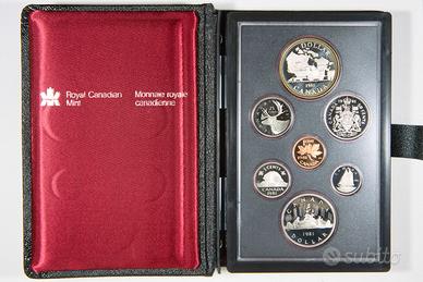 Monete Canada - Divisionale Proof 1981 - 7 valori