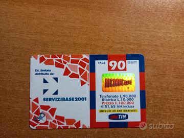 Scheda Tim anno 2000