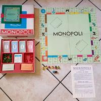 Monopoli  Lire ed. quadrata gioco scatola vintage