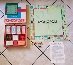 Monopoli  Lire ed. quadrata gioco scatola vintage