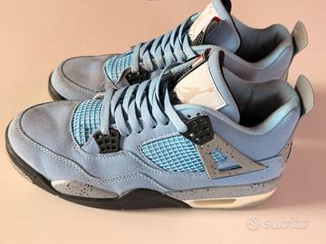 Nike Air Jordan 4 University Blue Grigio