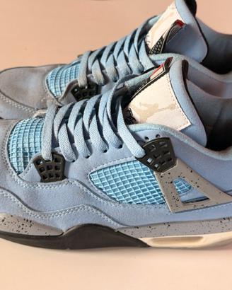 Nike Air Jordan 4 University Blue Grigio