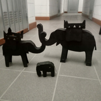 Elefanti in ferro battuto