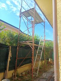 Impalcatura 1mt con ruote