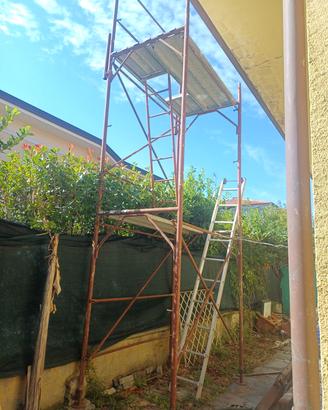 Impalcatura 1mt con ruote