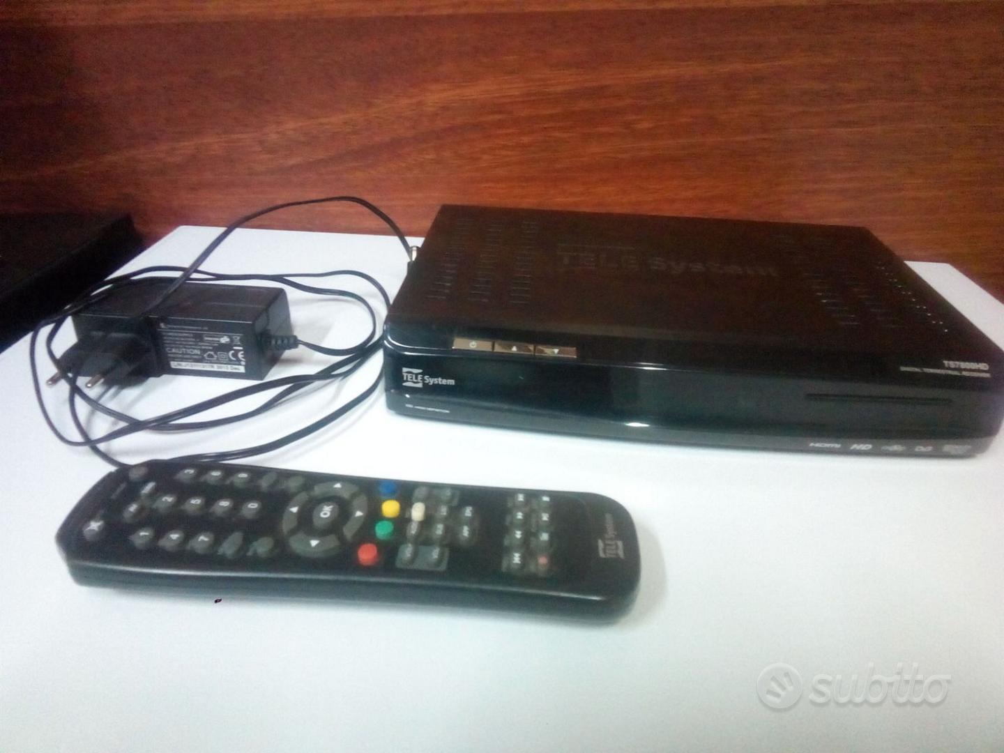 Decoder Digitale terrestre FULL HD Telesystem - Audio/Video In vendita ...