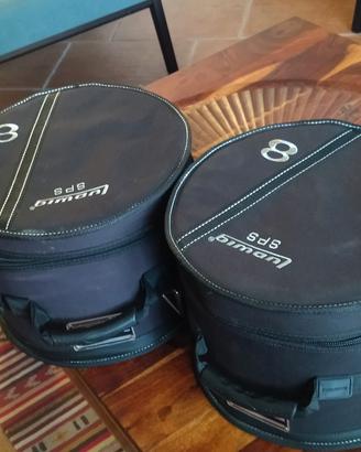 Ludwig  set di due custodie  per fusti da 8