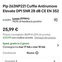 cuffie antirumore per settori lavorativi nuove 