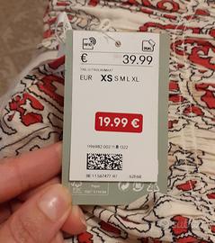 Abito con corpetto a smock XS H&M