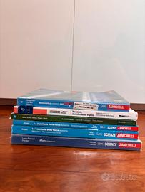 Set libri per scuola superiore scienze/matematica