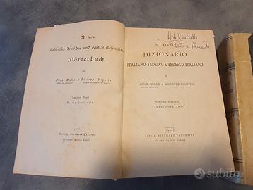Antichi dizionari italiano tedesco e tedesco itali