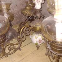 Lampadario vintage dipinto