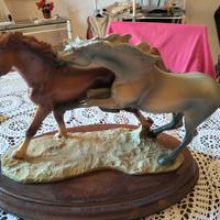 SCULTURA ARABA CAVALLI  RARISSIMA 