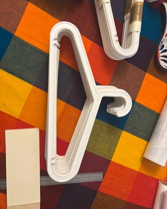 Set di grucce IKEA – Come nuove (Bianche