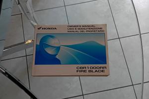 manuale  uso e manutenzione cbr 1000