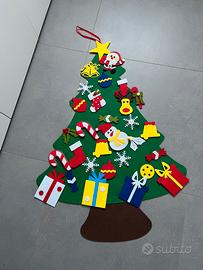 Albero natale feltro per bambini