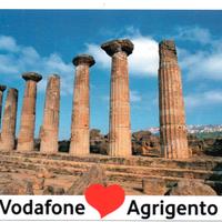 Cartolina Vodafone Tempio Ercole Agrigento
