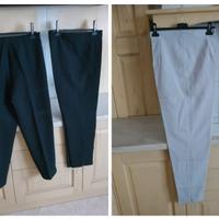 Pantaloni neri classici più pantaloni grigi