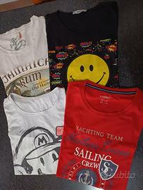 Abbigliamento ragazzo tgM/L-magliette manica corta