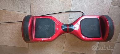hoverboard rosso metallizzato 