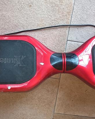 hoverboard rosso metallizzato 